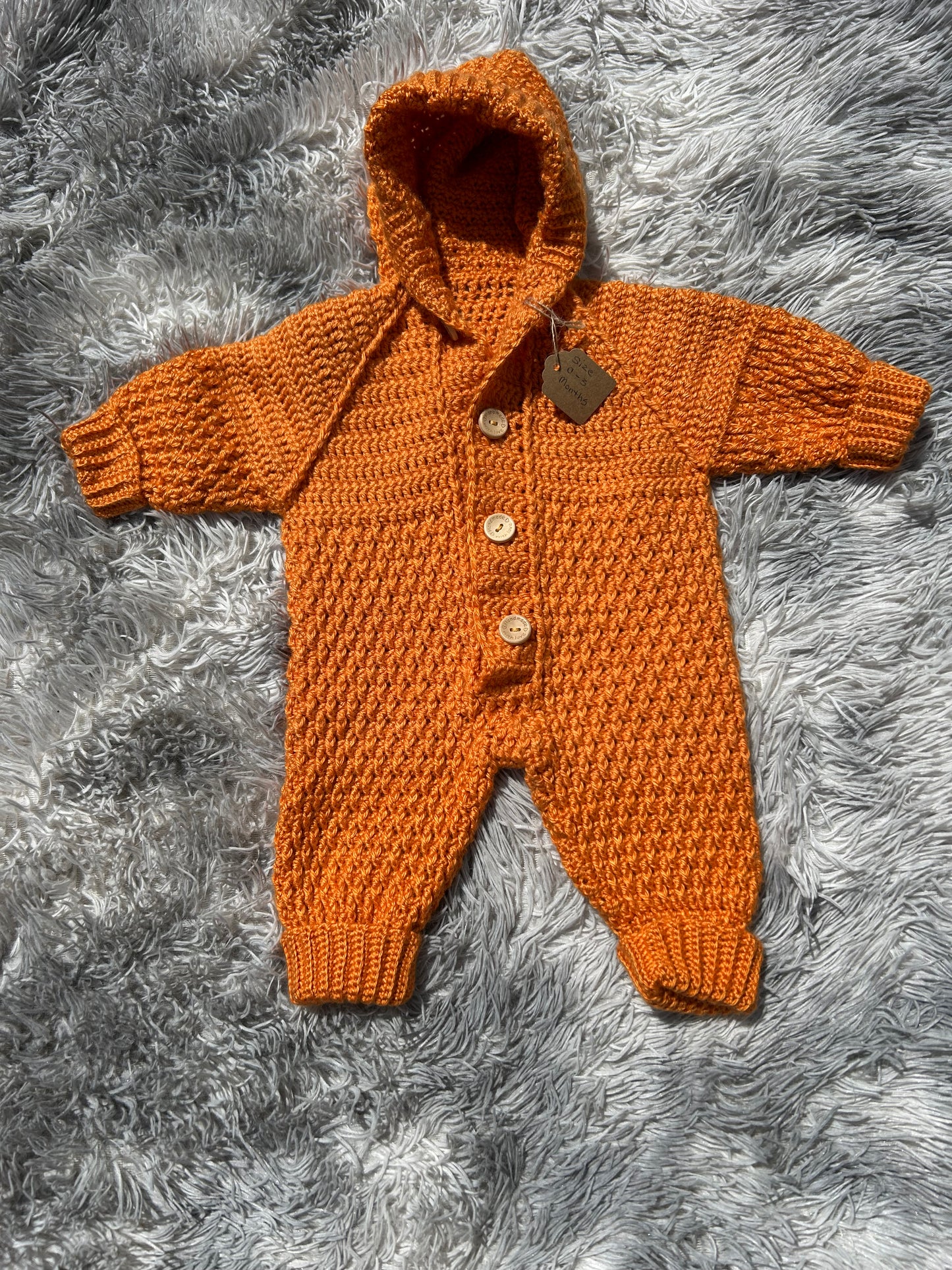 Preorder - Hooded Baby Jumpsuit