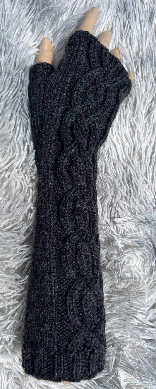 Long Sleeve Fingerless Mittens