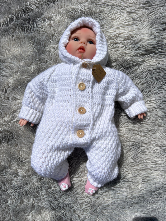 Hooded Baby Jumpsuit