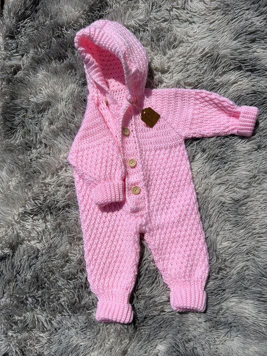 Hooded Baby Jumpsuit
