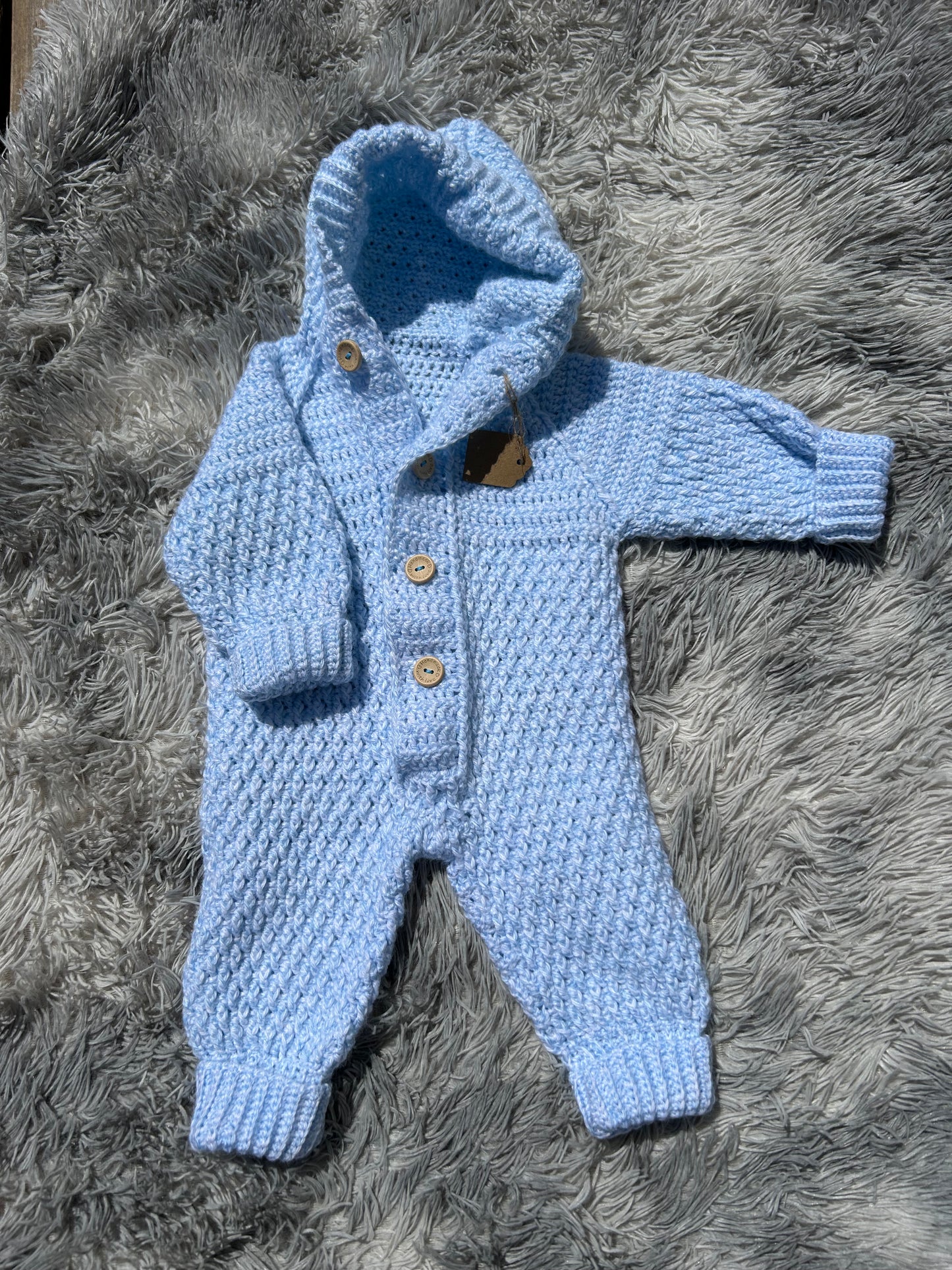 Preorder - Hooded Baby Jumpsuit